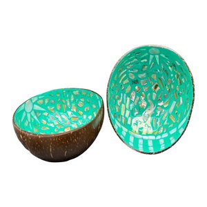 Cuencos de batido con logotipo personalizado ecológico, diseño de coco natural hecho a mano para exportación a granel - Product Image 3