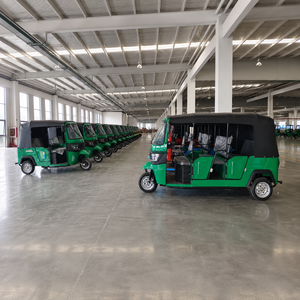 Tuk Tuk de Carrocería Cerrada, Motorizado, de 3 Ruedas, de Alta Velocidad, Resistente, Taxi de 6 Pasajeros, Triciclo Tuk Tuk para Transporte Comercial de Pasajeros - Product Image 4