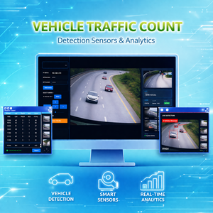 Software for Traffic Monitoring & Vehicle Counting System & Works with <b>IP</b> <b>Cameras</b> | AI Vehicle Detection Sensors - OEM Available - Product Image 1