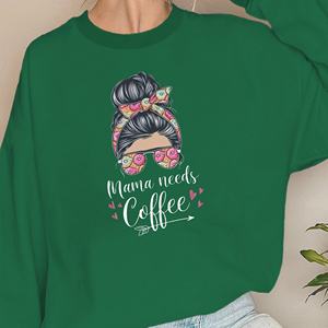 เสื้อสเวตเตอร์ผู้หญิงสำหรับคุณแม่ต้องการกาแฟ - Product Image 3