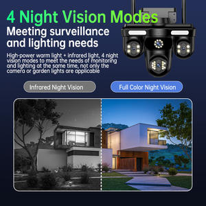 Rscamtom Okam Pro UHD PTZ-Kamera mit drei Objektiven im Freien Bewegungs erkennungs alarm Zwei-Wege-Sprach netzwerk kamera 360 Wifi-Kamera - Product Image 3