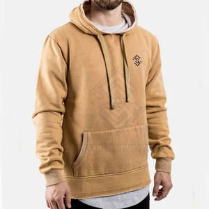 Sweat-shirts à capuche délavés à l'acide, séchage rapide, respirants, impression de logo personnalisée, haute qualité, pour hommes - Product Image 3