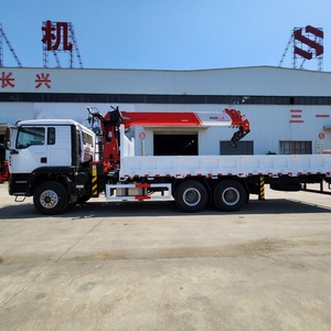 Camion-grue HOWO TX 6*4 avec grue <span class=keywords><strong>Fassi</strong></span>, flèche télescopique de 12 tonnes ou 14 tonnes pour les travaux d'ingénierie urbaine et municipale - Product Image 5