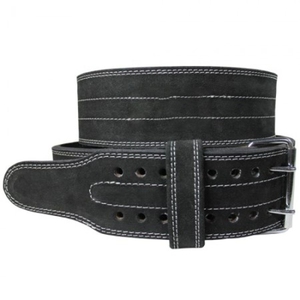 Premium Genuine Leather Weightlifting Belt for Gym Training Powerlifting Squats Fitness Support <b>Adjustable</b> <b>Strap</b> - Product Image 2