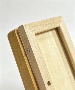 Rehman Craft Wholesale Solid Wood <b>Photo</b> <b>Frame</b> Thick Rounded Edge Finger Joint Panoramic Tabletop Picture <b>Frame</b> with <b>Cream</b> Mat - Product Image 3