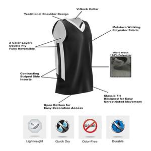 Maillot de basketball personnalisé 2026 pour hommes et jeunes, imprimé avec logo, sublimé, respirant, coupe ajustée, service OEM en gros - Product Image 5