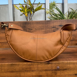 กระเป๋าสะพายไหล่ผู้หญิงหนังวัวแท้ดีไซน์ดวงจันทร์ครึ่งเสี้ยวกระเป๋าสะพายข้างกระเป๋าถือแฟชั่นคุณภาพสูงสำหรับผู้หญิง - Product Image 4