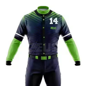 Servicio OEM, Diseño de Uniformes de Béisbol al por Mayor, Uniformes de Béisbol para Hombre en Blanco, 100% Poliéster - Product Image 5