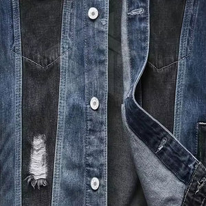 <b>Long</b> Sleeve Everyday <b>Men</b> Jeans <b>Jacket</b> Custom Printing Apparel Factory Supplier Urban <b>Men</b> Jeans <b>Jacket</b> - Product Image 6