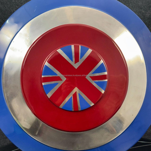Capitán Carter's Full-Scale Union Jack Shield Metal Replica Modern Marvel Peggy Carter Collectible British Superhero Painted - Product Image 5