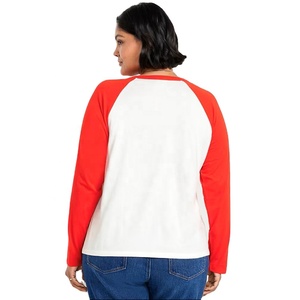 Top Choice Custom Design High Quality Casual Raglan Long Sleeves <b>Shirts</b> Cotton Screen Print Any Size Rib <b>Collar</b> <b>T</b>-<b>shirts</b> for Men - Product Image 2