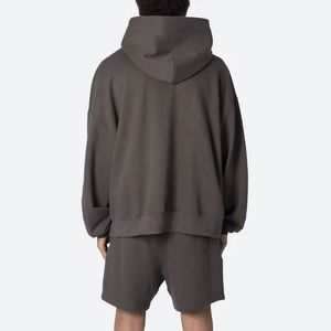 Ensemble de survêtement décontracté personnalisé en coton et polyester pour le sport, avec sweat à capuche et pantalon de jogging, idéal pour l'automne – Vente en gros OEM - Product Image 2