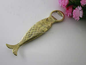 Classical <b>Bottle</b> <b>Opener</b> Fish Design <b>Bar</b> Tool Accessory Customized With Metal Brass Personalized <b>Bottle</b> <b>Opener</b> Wholesale Supply - Product Image 3
