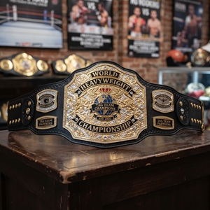 Ceinture de champion de boxe personnalisée par le fabricant, ceinture de champion du monde poids lourd, ceintures de boxe et de lutte, boxe, kickboxing - Product Image 2