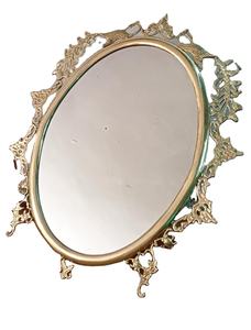 กรอบรูปทองเหลืองโบราณพร้อมกระจกตั้งโต๊ะสำหรับโรงแรม งานแต่งงาน และโอกาสอื่นๆ - Product Image 3