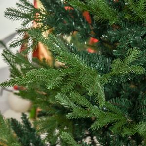 Albero di Natale Artificiale in Pino da 2,3 m con 1218 Rami, Base in Acciaio con Cerniere, Apertura Automatica, Realistico - Product Image 3