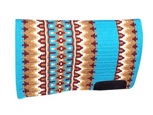 Couverture de selle occidentale traditionnelle en laine tissée à la main pour l'équitation, confortable, élégante et durable - Product Image 2