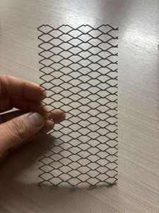 Industrial Galvanized Perforated Metal <b>Sheet</b> Diamond Hole <b>Mesh</b> Roll for Security Fencing Partition Wall Perimeter Safety Guard - Product Image 2