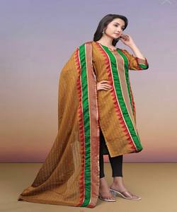 Conjunto de Top y Dupatta de Algodón Kanchi con Diseño Jacquard, Último Diseño de Diseñador, Secado Rápido, Talla Única, Ropa Casual, Precio al por Mayor, Prenda Étnica - Product Image 5