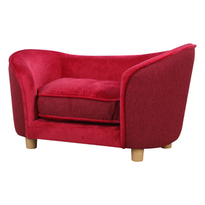 Lit pour chien en mousse solide et lin, confortable et très vendu pour l'hiver, canapé-lit moderne de luxe pour chambre et salon - Product Image 2