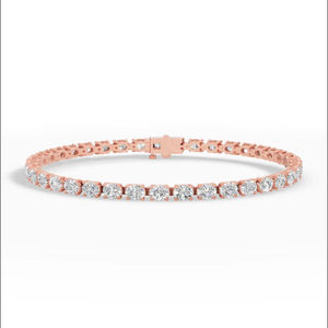 Wholesale Supplier Signature Oval Cut Lab Grown Diamond Tennis <b>Bracelet</b> 925 <b>silver</b> Fine Jewelry Elegant Continuous Setting - Product Image 5