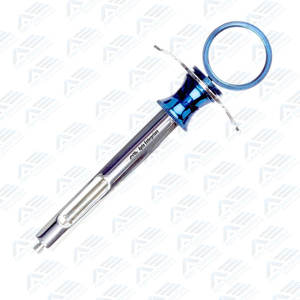 Jeringa Aspirante Tipo Cooke Waite de Acero Inoxidable, Instrumentos Quirúrgicos Dentales - Product Image 6