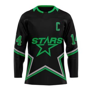 Jersey de Hockey sobre Hielo de Primera Calidad, Fabricado en EE. UU., con Logotipo Personalizado, Tejido Transpirable, 100% Alta Calidad, Precio de Fábrica, Pedidos al por Mayor Directamente de Fábrica - Product Image 6