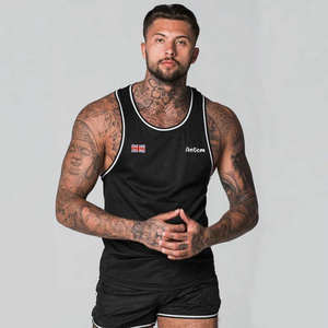 Camiseta sin mangas de alta calidad para hombre, camiseta de entrenamiento, chaleco deportivo para hombre - Product Image 3