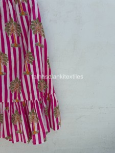Floral Print Maxi <b>Skirt</b> for Women Elastic Waist A-Line Woven <b>Patchwork</b> Pocket Spring Dress - Product Image 3