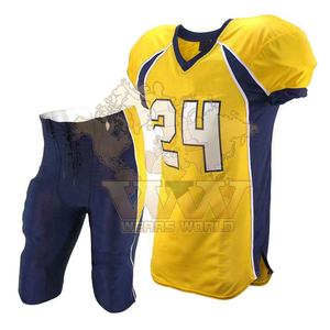 Vente en gros de maillots de football américain personnalisés de haute qualité pour hommes, spandex de dernière conception avec logo OEM à manches courtes pour enfants de tous les âges - Product Image 2