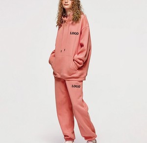Ensemble de survêtement en coton pour femme, poids moyen, vente en gros, directement de l'usine, faible MOQ, commandes en gros - Product Image 2