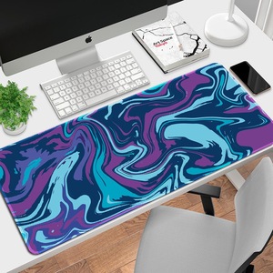 Fluid Gaming Mouse Pad Desk Pad Abstract Black White Mousepad XL Large Gaming Mouse Pad <strong>Laptop</strong> Keyboard Mat Office Home Decor - Product Image 5