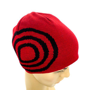 Wholesale Spiral Knit <b>Beanies</b> Unisex Ribbed Acrylic Winter Hat Concentric Circle Pattern Warm Cuffed <b>Skull</b> Cap Custom Embroidery - Product Image 6