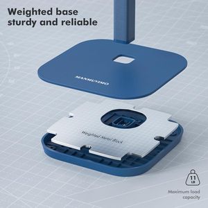 Supporto per cuffie da gaming in alluminio con base pesante, porta cuffie da scrivania, supporto per auricolari per AirPods Max, supporti da scrivania - Product Image 2