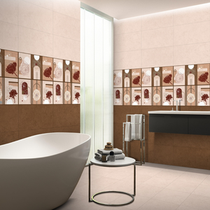 Azulejo de Pared de Cerámica Blanco Brillante 300x600 Estilo Minimalista para Diseño de Oficinas Corporativas Modernas y Edificios Comerciales - Product Image 1