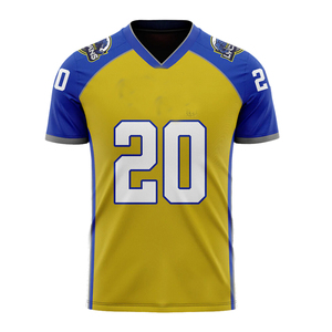 Camisetas de Fútbol Americano Personalizadas 2026 para Jóvenes y Adultos, 100% Poliéster Sublimado, Cuello en V, Manga Corta - Product Image 2