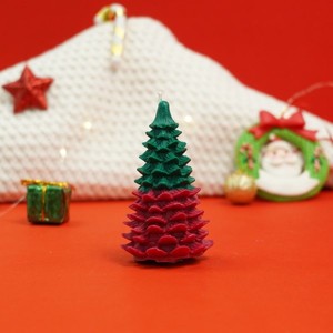 Bougie de Noël en cire de soja faite à la main, parfumée, aromathérapie, décoration de fête, cadeau de Nouvel An, décoration de la maison - Product Image 3