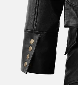 New Best Style Winter <b>Men's</b> Fish Leather <b>Long</b> Coat For <b>Men</b> Customized Logo Best Design 100% Leather Material - Product Image 4