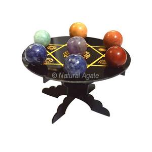 Compre una Bola de Ojo de Tigre Grabada con la Estrella de David |   Estrella de David Grabada en Bola de Ojo de Tigre para Meditación y Decoración - Product Image 3