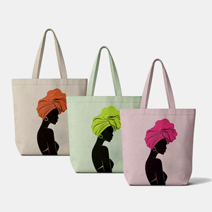 Sacs de courses réutilisables en toile 100 % coton de haute qualité, écologiques, avec design personnalisé, sacs promotionnels imprimés, Inde - Product Image 6
