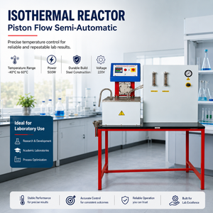 Semi-Automatic Isothermal Piston Flow Reactor | 500W 220V Laboratory Reactor Steel Construction <b>Temperature</b> Range -40°C to 60°C - Product Image 6