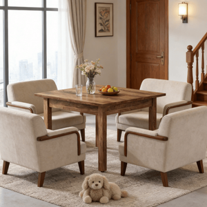 Tavolo da Pranzo Solido Ovale Assemblato con Motivo Rettangolare in Pietra Sinterizzata Effetto Marmo - Product Image 1