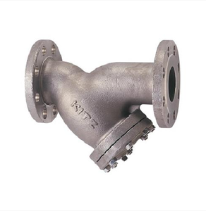 Filtre en Y en acier inoxydable japonais KITZ modèle 20UYA, taille de port 1/2-12, extrémités à brides JV - Product Image 1