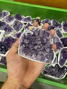 Natural Amethyst <b>Crystal</b> Cluster Purple Quartz Mineral Specimen <b>Geode</b> Druzy Stone Home Decor Healing <b>Crystal</b> Wholesale - Product Image 5