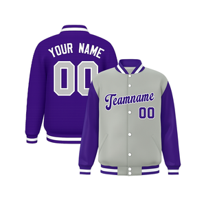 Premium OEM Unbranded <b>Mens</b> Varsity <b>Jacket</b> Custom Logo <b>Baseball</b> Fleece Coat - Product Image 3