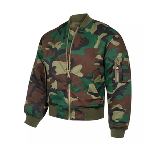 Chaqueta Bomber Clásica de Nailon para Hombre, Color Beige, Cuello Alto, Cierre de Cremallera, Estilo Casual, Primavera, Color Sólido - Product Image 6