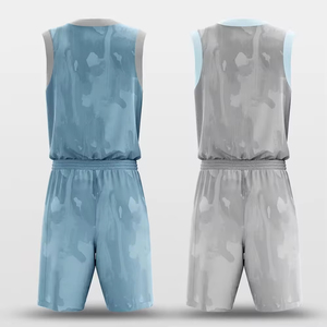 Custom Basketball Uniform Set OEM Manufacturer Sublimated Team Jersey Shorts Breathable Quick Dry Training Wear - Product Image 1