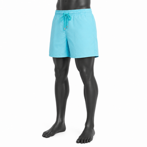 Shorts Bermuda pour Hommes, Séchage Rapide, Couleur Unie, Taille Moyenne, Cordon de Serrage, Shorts Casual avec Poches pour Hommes - Product Image 5