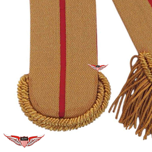 Cordones de hombro de la mejor calidad, color oro rojizo, con flecos, estilo francés Napoleón - Product Image 3