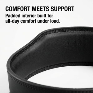 Cinturón de Levantamiento de Pesas de Cuero con Logotipo Personalizado, Hebilla de Doble Punta, Cinturón de Powerlifting para Entrenamiento de Sentadillas y Competencia, Resistente - Product Image 3